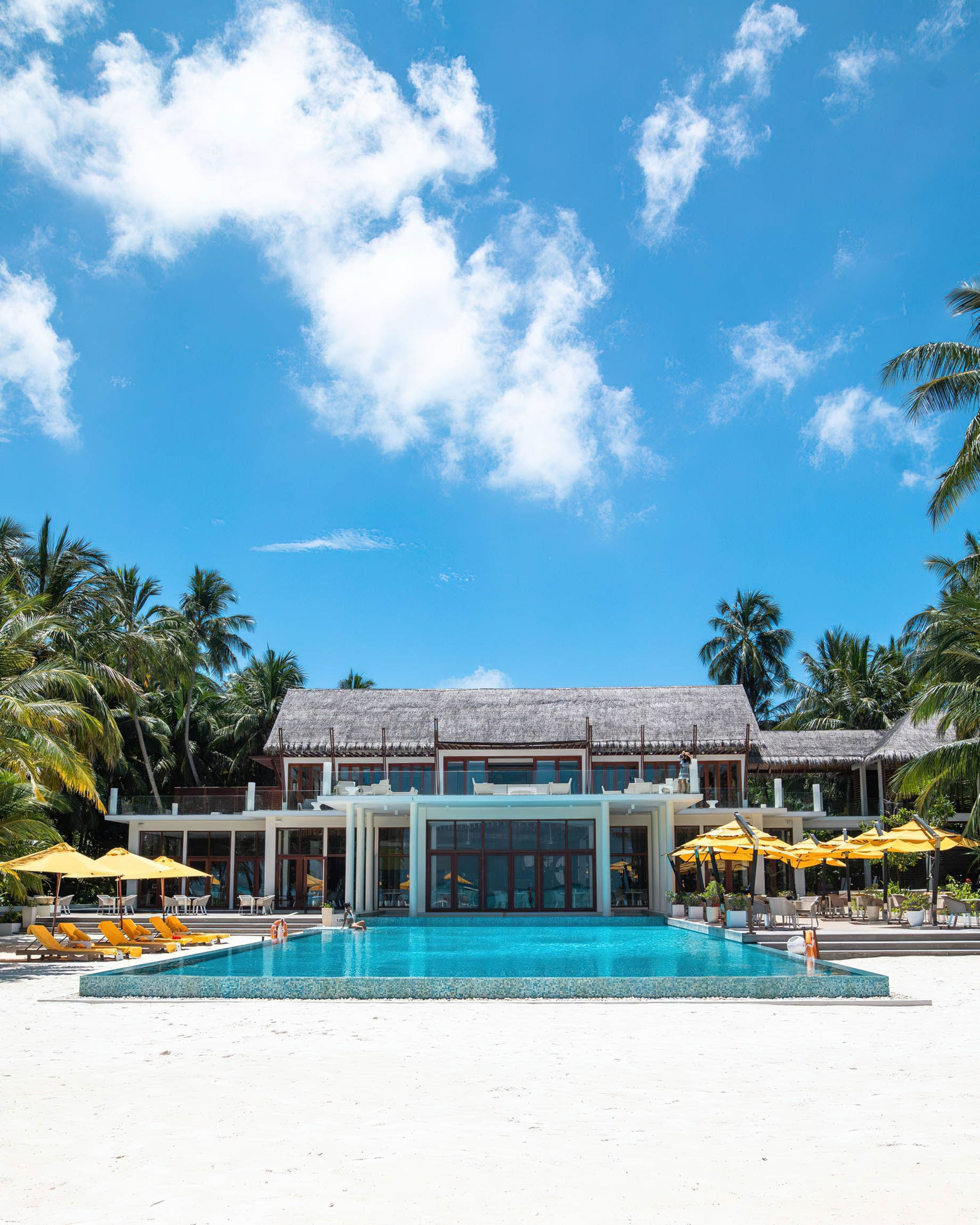 Niyama Private Islands Maldives Resort – Dhaalu Atoll, Maldives – Dune Beach Club Pool Beach View