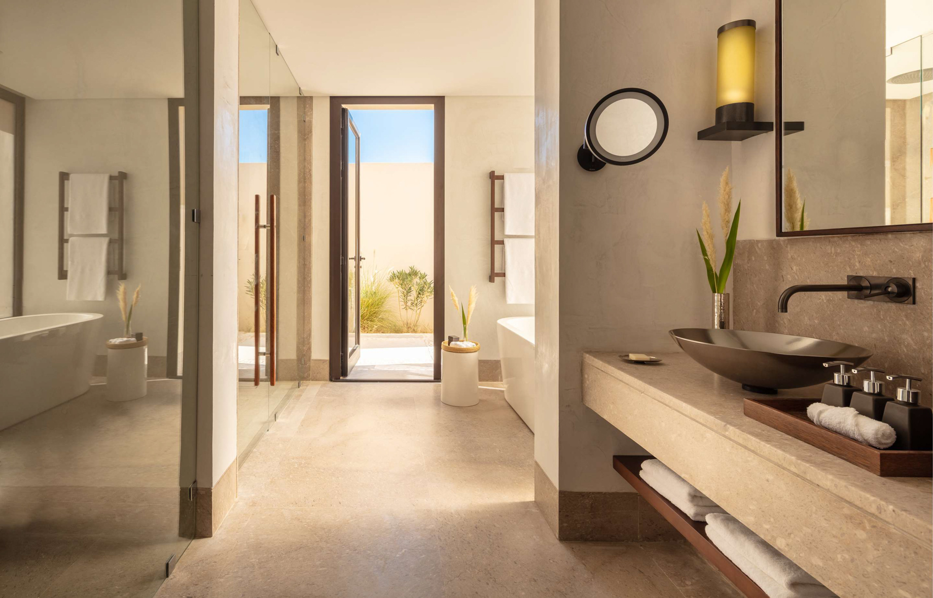 Anantara Sahara Tozeur Resort & Villas – Tozeur, Tunisia – One Bedroom Chott El Jerid View Villa Bathroom