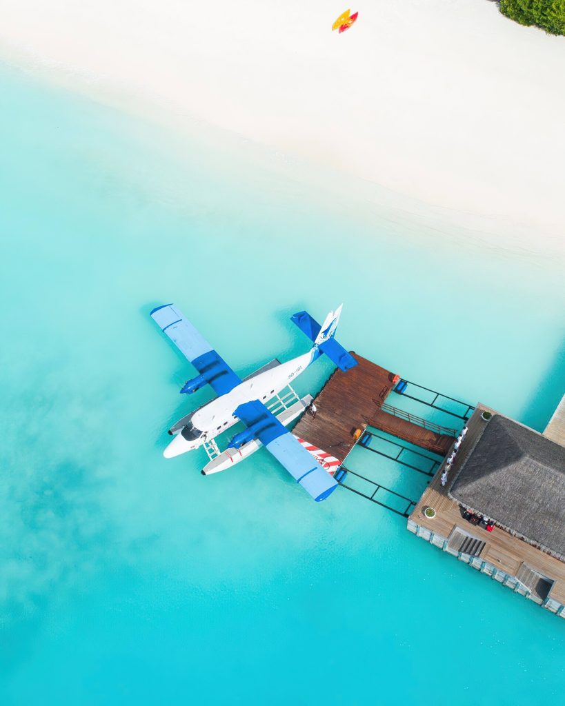 Niyama Private Islands Maldives Resort - Dhaalu Atoll, Maldives - Maldivian Seaplane Arrival Jetty Aerial View