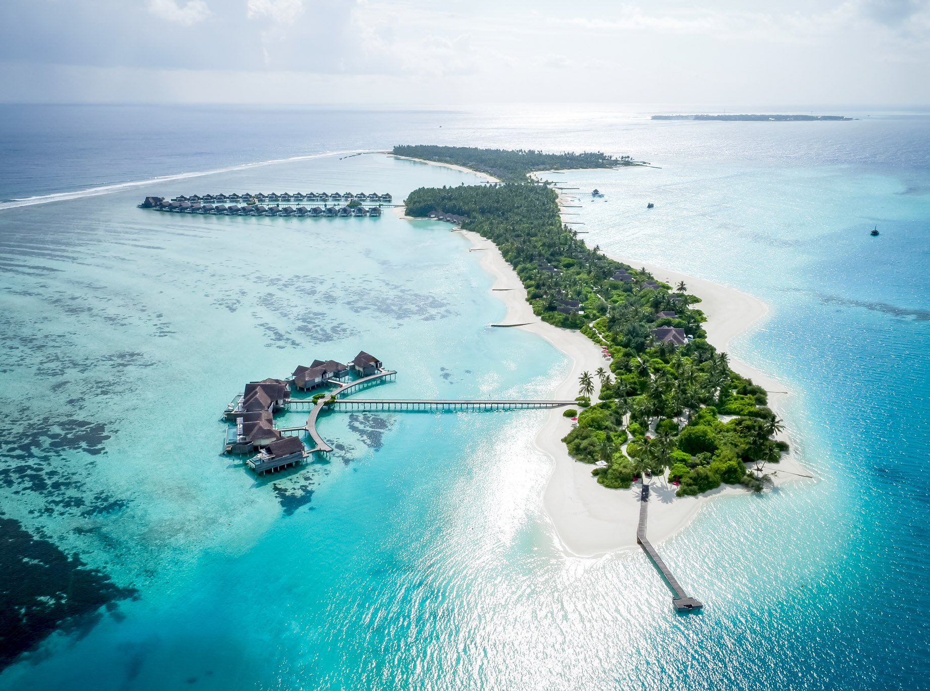 Niyama Private Islands Maldives Resort – Dhaalu Atoll, Maldives – Two Island Aerial View
