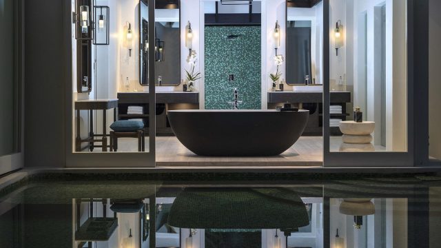 Naladhu Private Island Maldives Resort - South Male Atoll, Maldives - Beach House with Pool Bathroom Tub