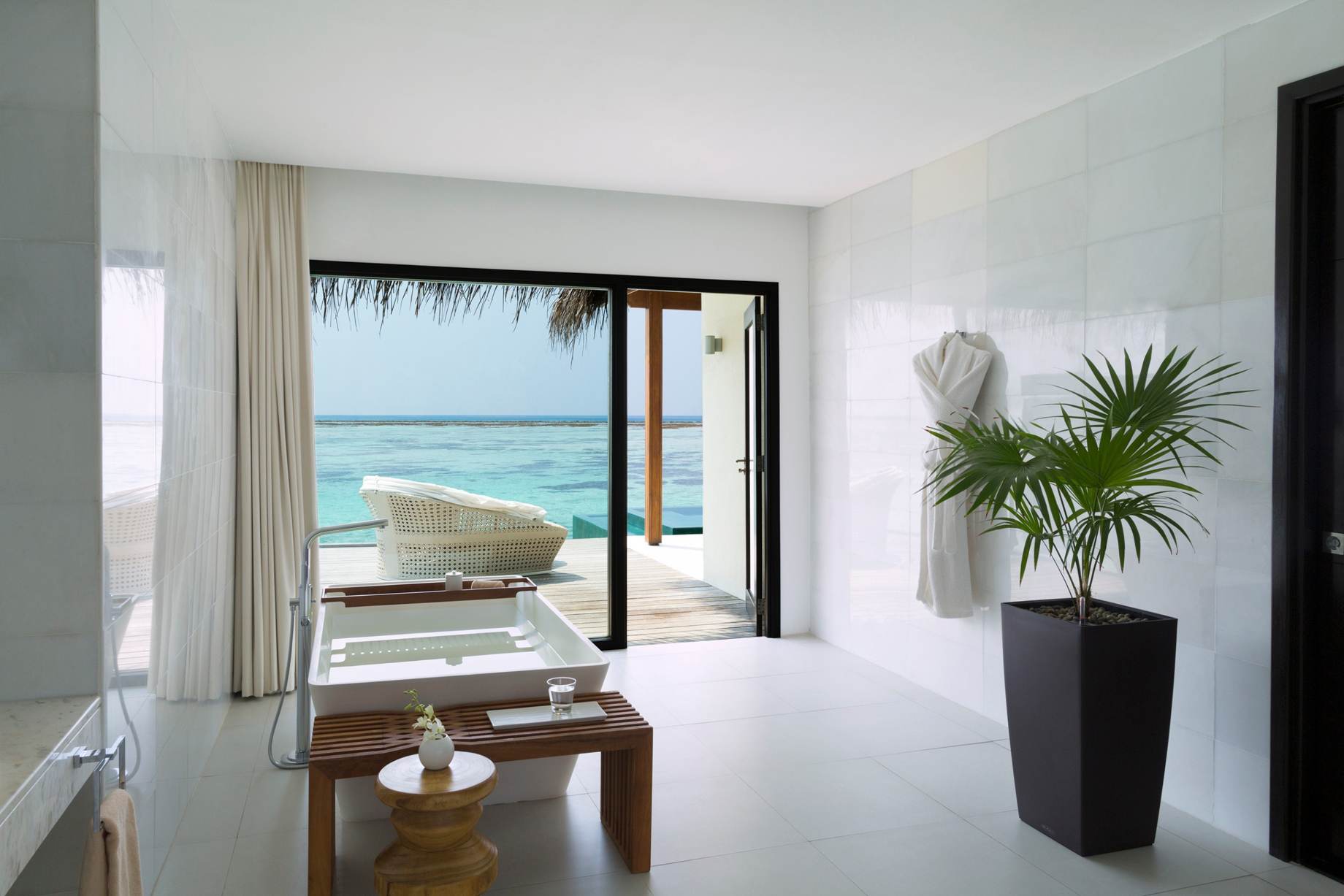 Niyama Private Islands Maldives Resort – Dhaalu Atoll, Maldives – Two Bedroom Ocean Pool Pavilion Bathroom