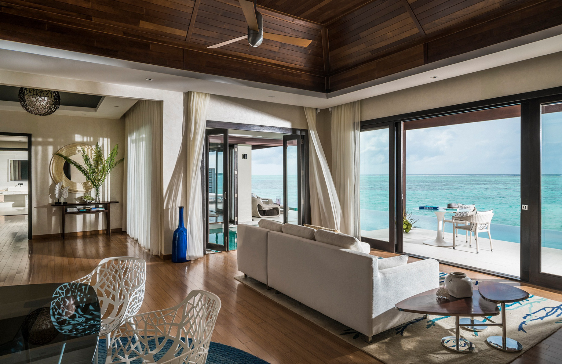 Niyama Private Islands Maldives Resort – Dhaalu Atoll, Maldives – One Bedroom Water Pool Pavilion Living Area