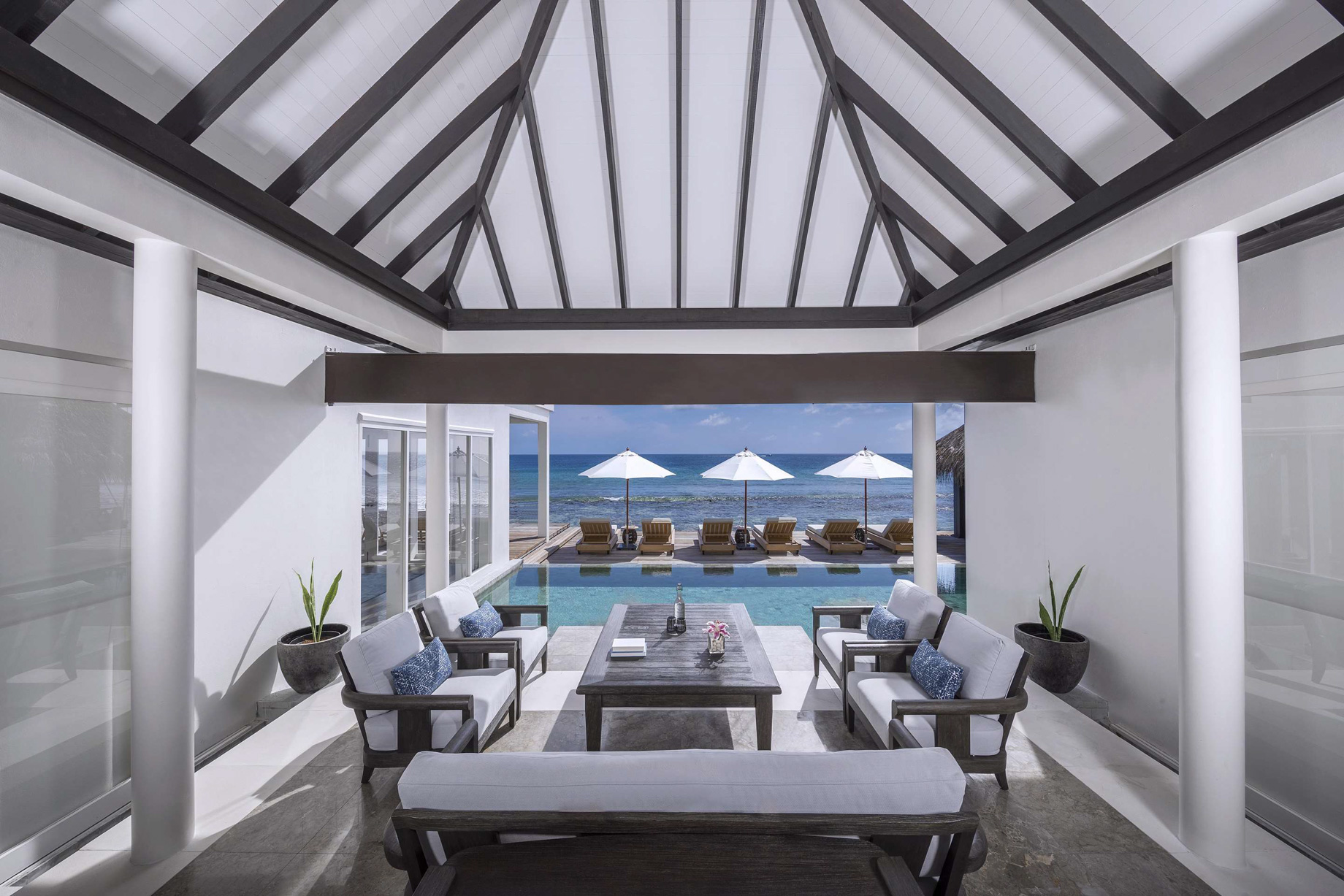 Naladhu Private Island Maldives Resort - South Male Atoll, Maldives - Two Bedroom Beach Pool Residence Interior