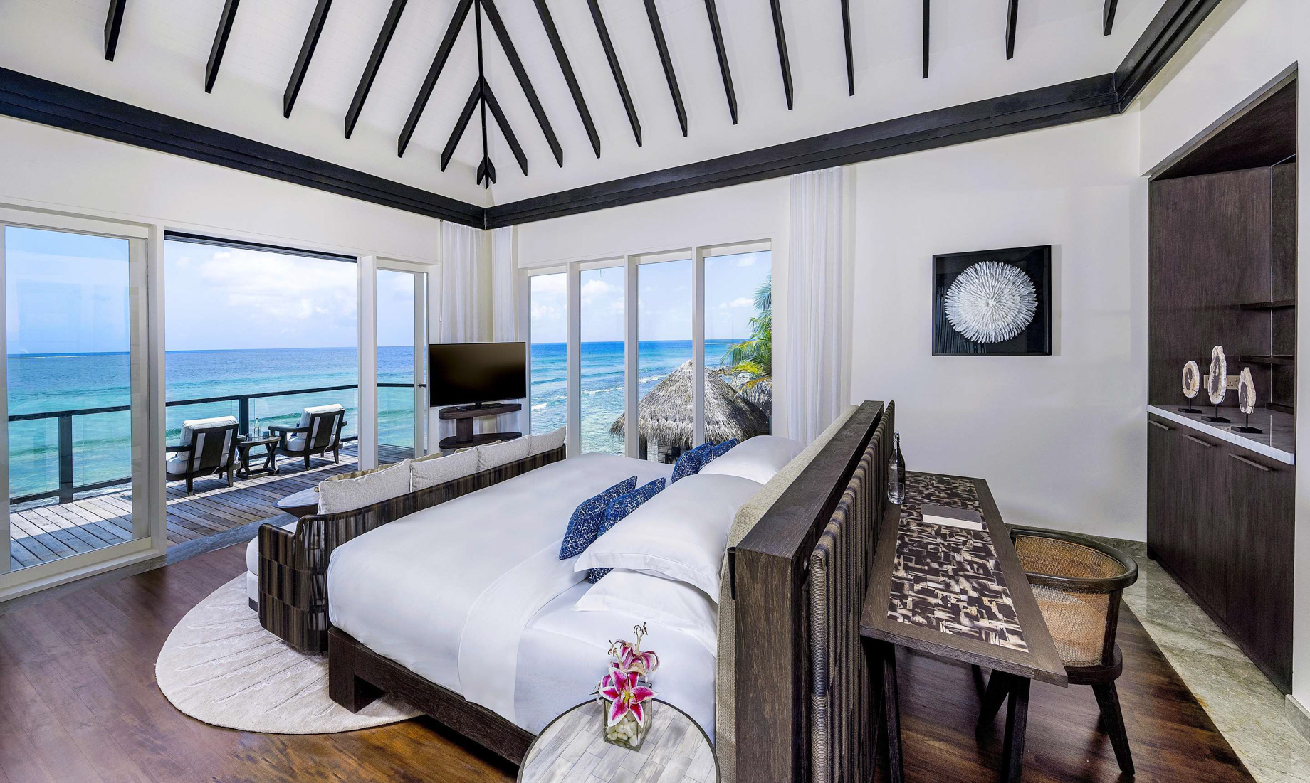 Naladhu Private Island Maldives Resort – South Male Atoll, Maldives – Two Bedroom Beach Pool Residence Bedroom Ocean View