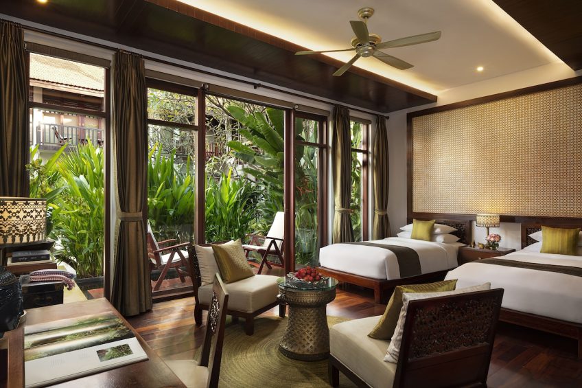 Anantara Angkor Resort - Siem Reap, Cambodia - Terrace Suite Twin Beds