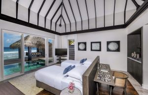 Naladhu Private Island Maldives Resort - South Male Atoll, Maldives - Two Bedroom Beach Pool Residence Bedroom Pool View