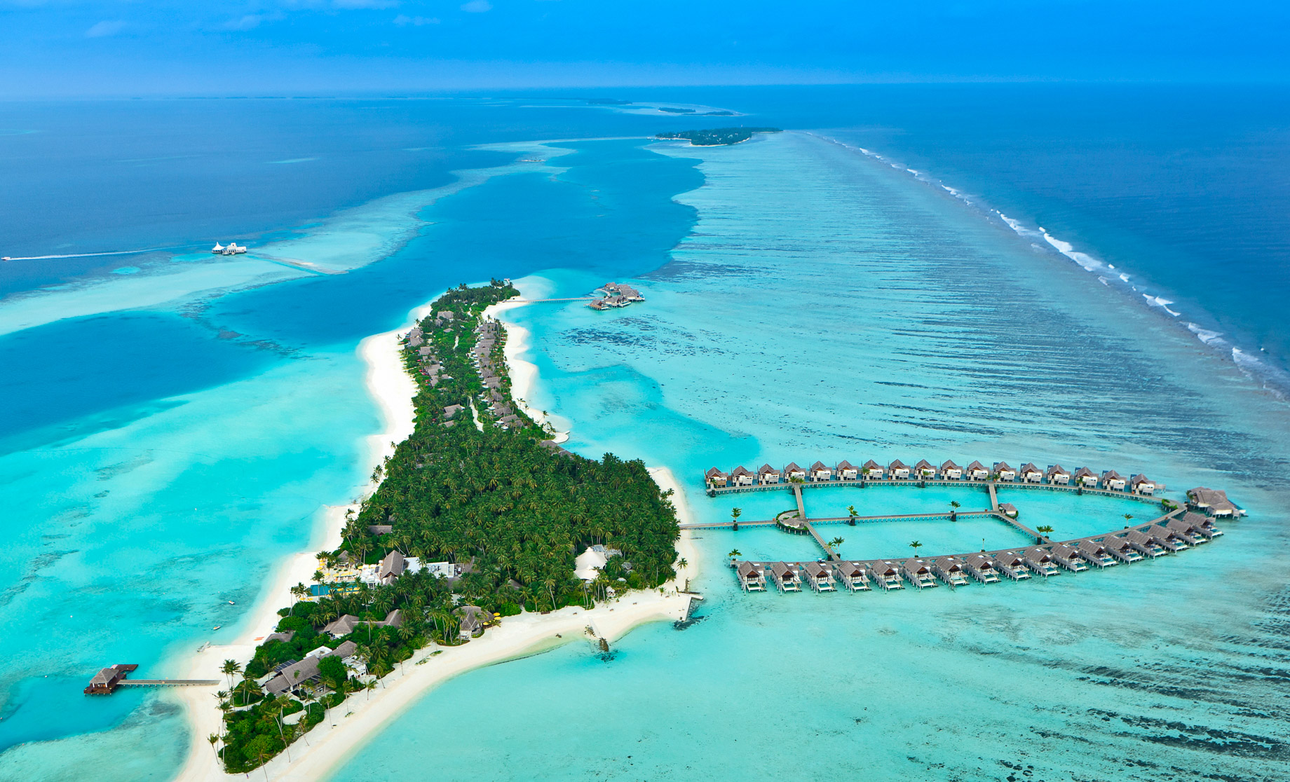 Niyama Private Islands Maldives Resort - Dhaalu Atoll, Maldives - Resort Island Aerial View