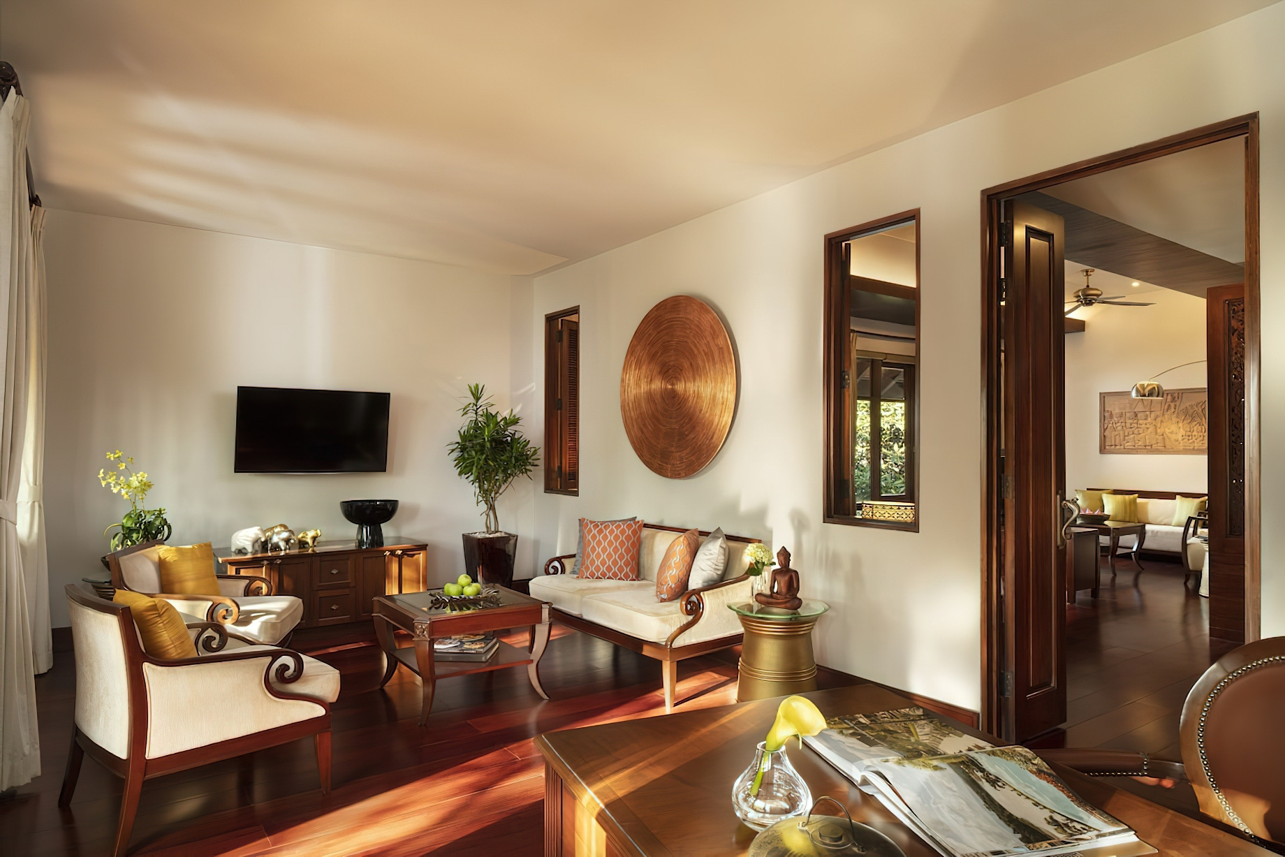 Anantara Angkor Resort - Siem Reap, Cambodia - Anantara Suite Lounge