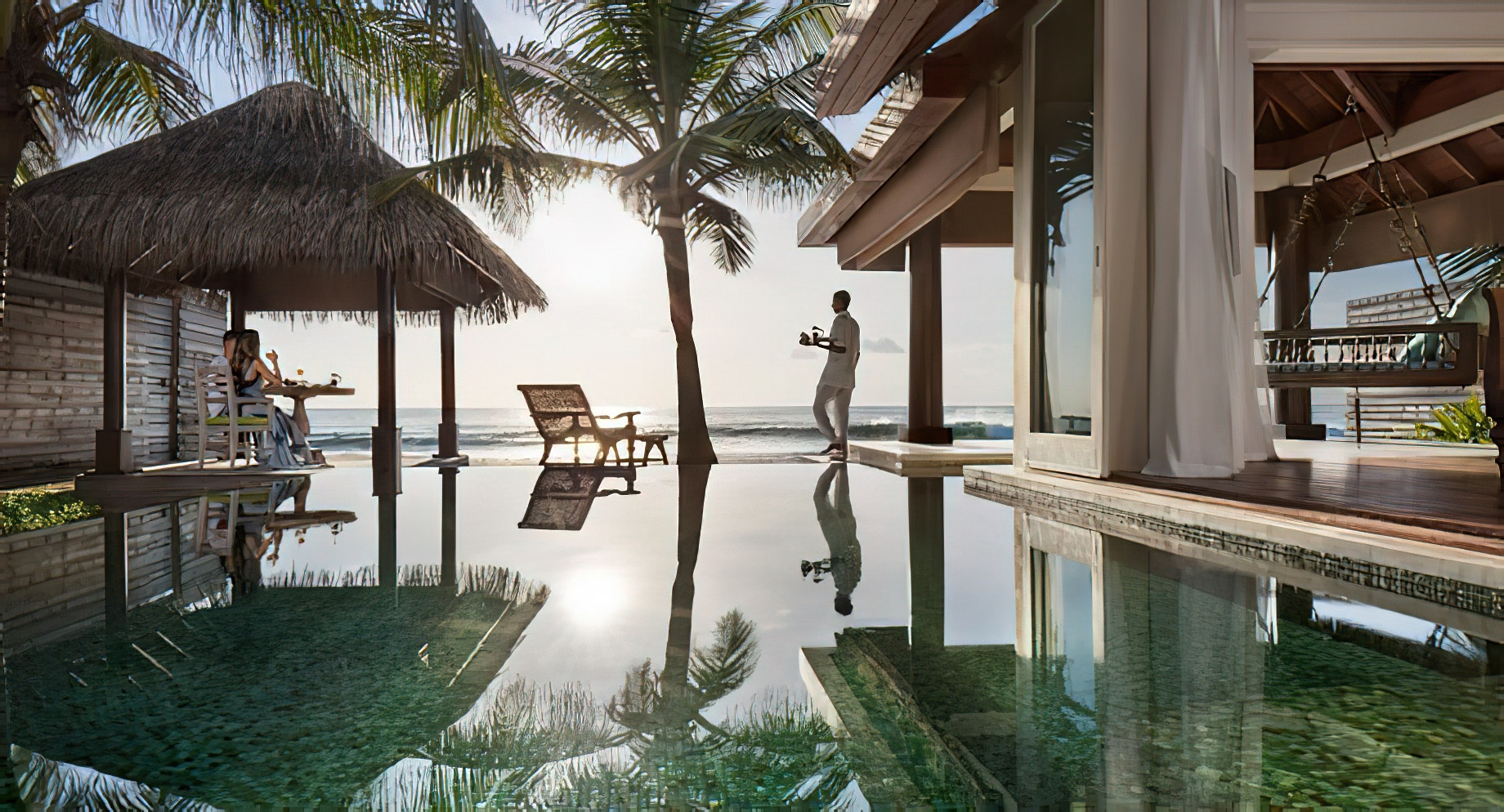 Naladhu Private Island Maldives Resort – South Male Atoll, Maldives – Two Bedroom Beach Pool Residence Pool Deck Ocean View