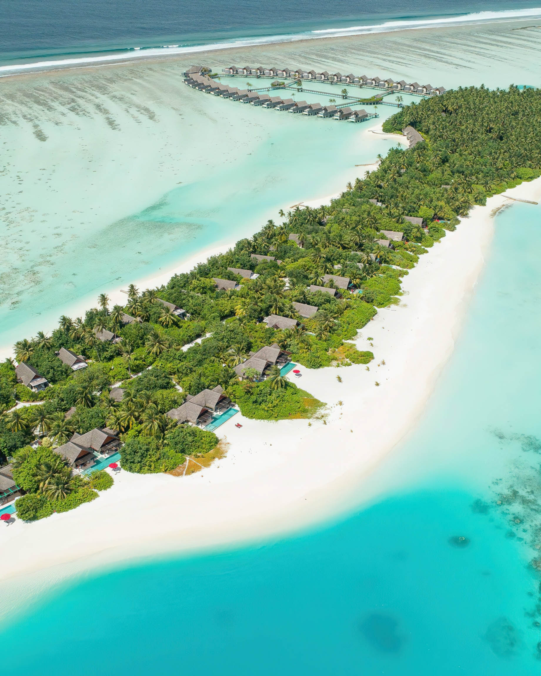 Niyama Private Islands Maldives Resort – Dhaalu Atoll, Maldives – Resort Villas Aerial View