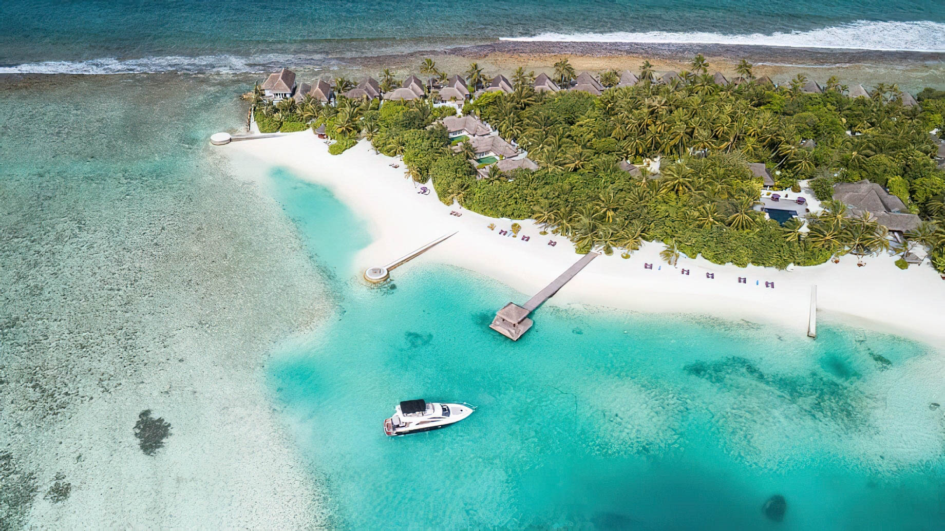 Naladhu Private Island Maldives Resort – South Male Atoll, Maldives – Aerial View