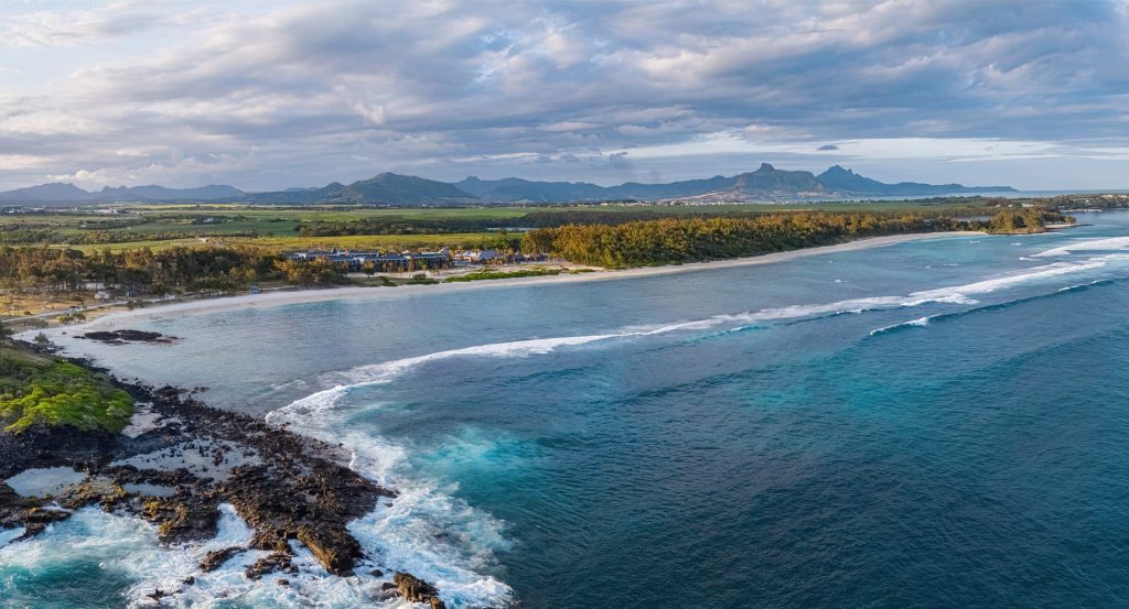 Anantara Iko Mauritius Resort & Villas - Plaine Magnien, Mauritius - Resort Beach Aerial View