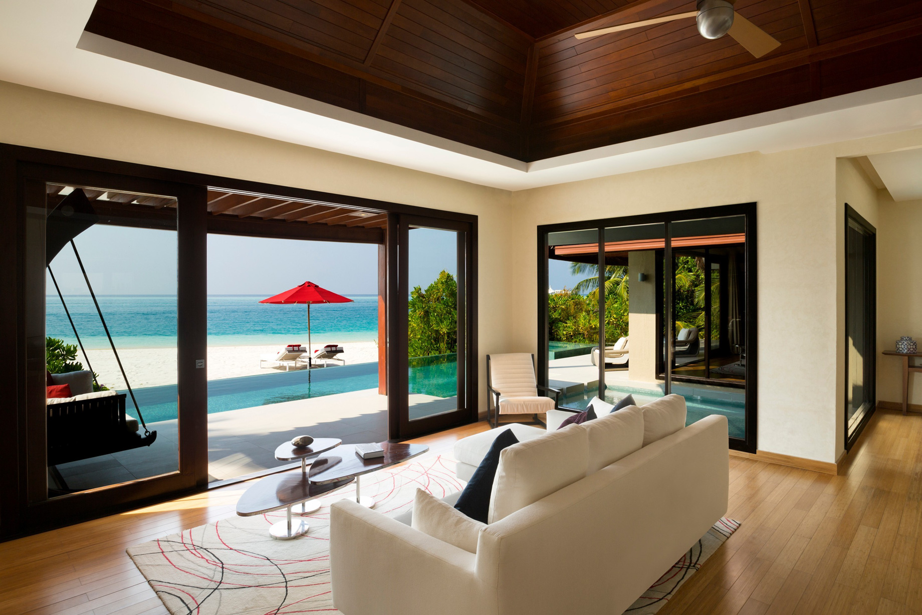 Niyama Private Islands Maldives Resort – Dhaalu Atoll, Maldives – One Bedroom Beach Pool Pavilion Living Area