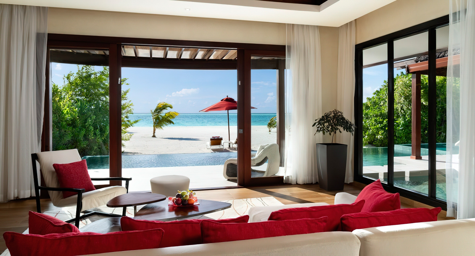 Niyama Private Islands Maldives Resort – Dhaalu Atoll, Maldives – One Bedroom Beach Pool Pavilion Interior Beach View