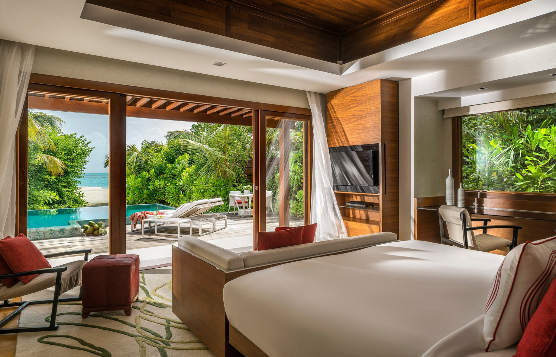 Niyama Private Islands Maldives Resort – Dhaalu Atoll, Maldives – Three Bedroom Beach Pool Pavilion Bedroom