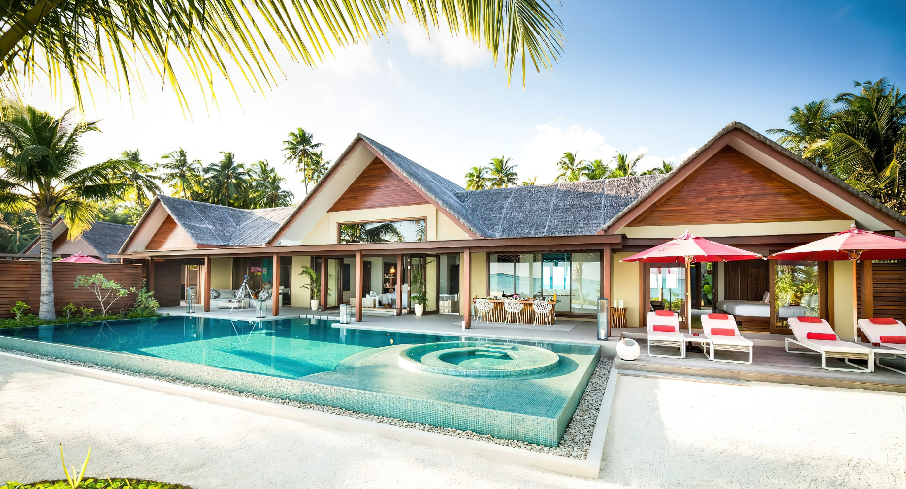 Niyama Private Islands Maldives Resort – Dhaalu Atoll, Maldives – Three Bedroom Beach Pool Pavilion Pool Deck