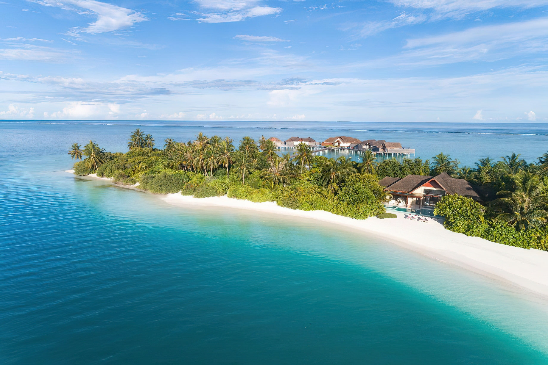 Niyama Private Islands Maldives Resort – Dhaalu Atoll, Maldives – Beach Pool Pavilion Aerial View