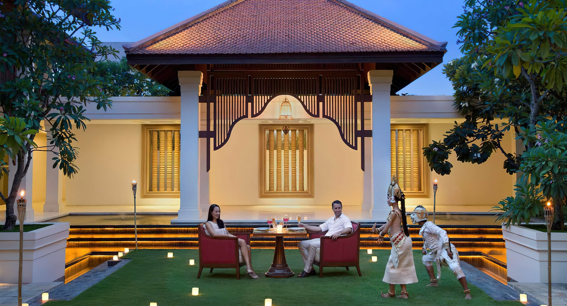 Anantara Angkor Resort – Siem Reap, Cambodia – Courtyard Dining
