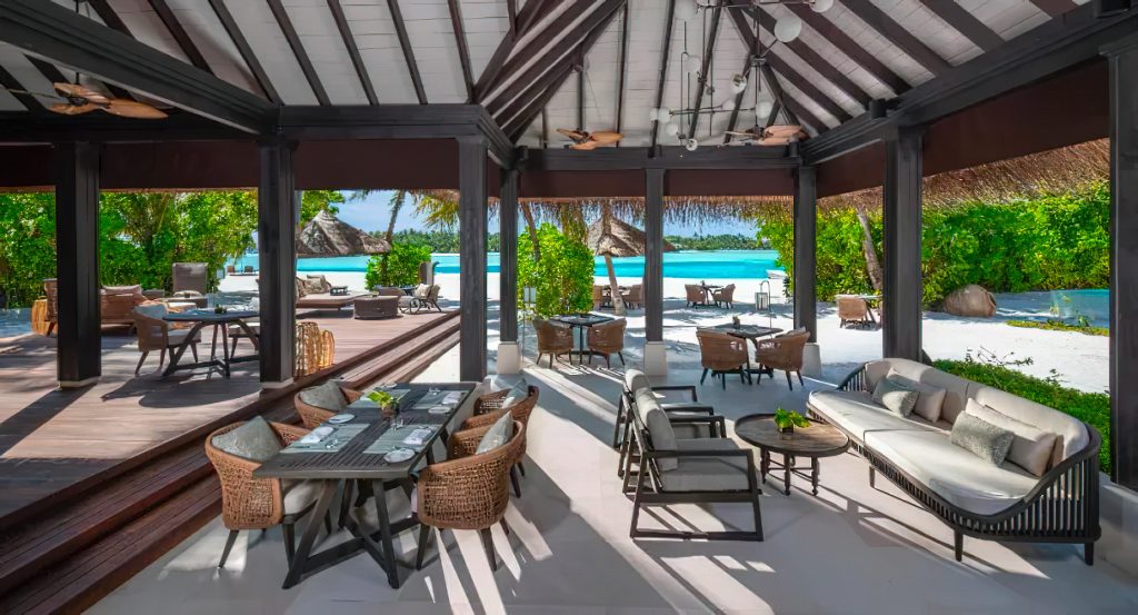 Naladhu Private Island Maldives Resort - South Male Atoll, Maldives - The Living Room Restaurant
