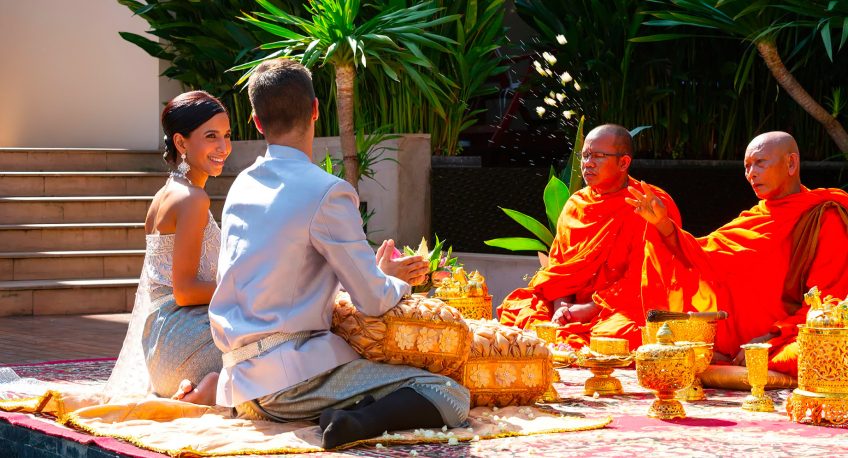 Anantara Angkor Resort - Siem Reap, Cambodia - Courtyard Wedding
