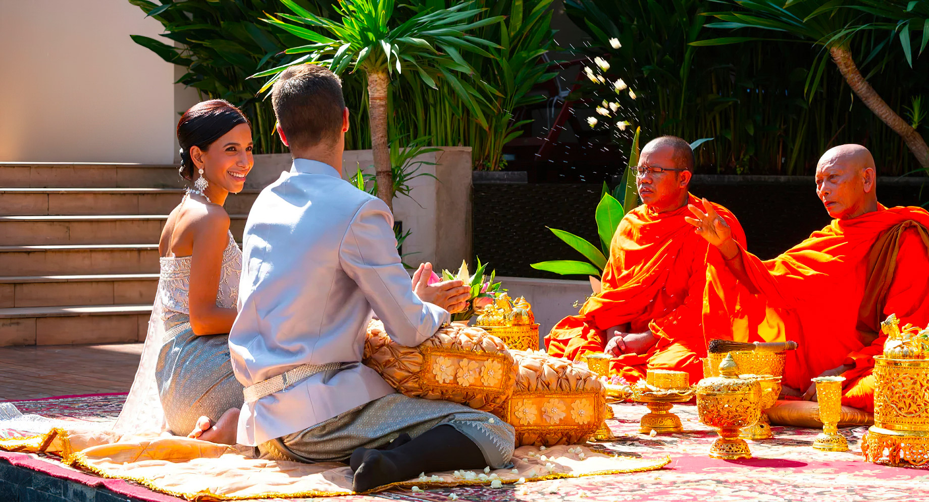 Anantara Angkor Resort – Siem Reap, Cambodia – Courtyard Wedding