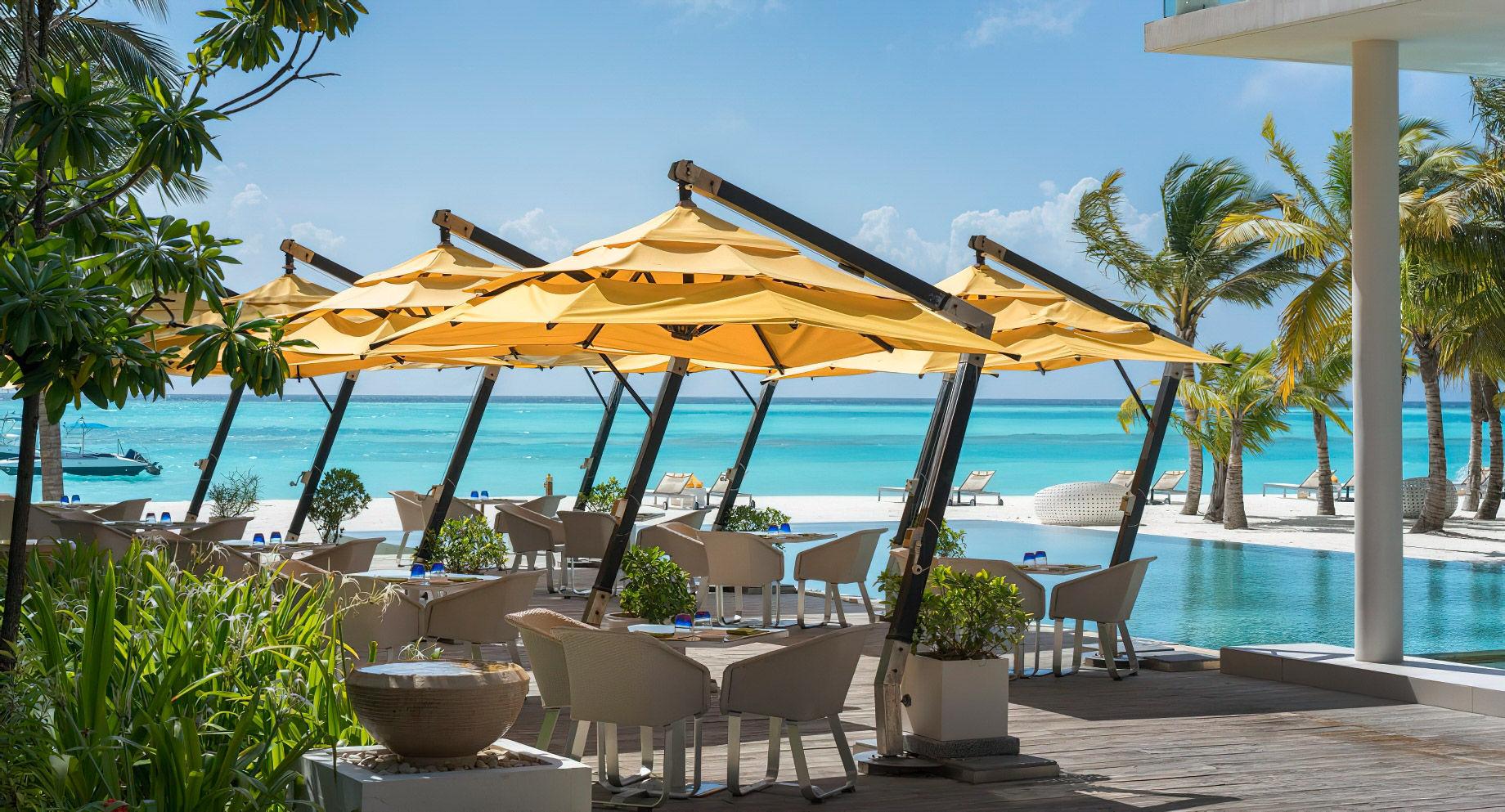 Niyama Private Islands Maldives Resort – Dhaalu Atoll, Maldives – Epicure Restaurant Pool Deck
