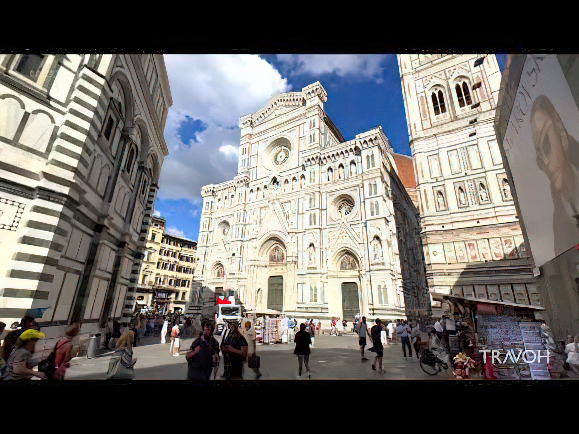 Piazza di San Giovanni - Piazza del Duomo - Cathedral of Santa Maria del Fiore - Florence, Italy