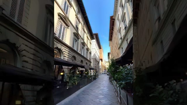 Via dei Lamberti - Florence, Tuscany, Italy - Street View 4K HDR Travel #shorts