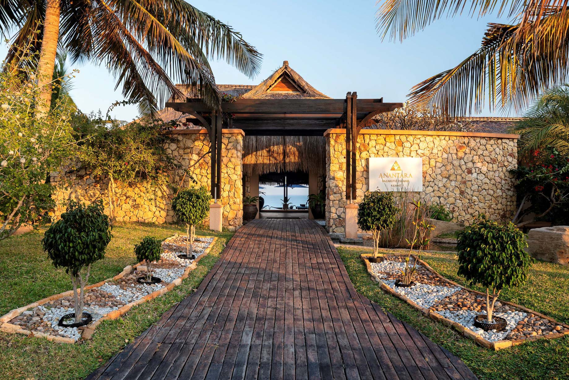 Anantara Bazaruto Island Resort – Mozambique – Entrance