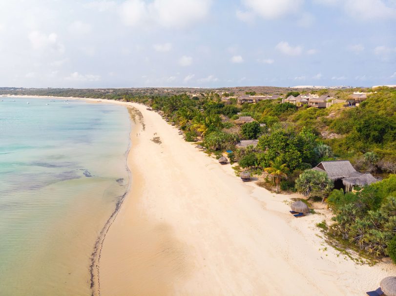 Anantara Bazaruto Island Resort - Mozambique - Resort Beach Aerial View