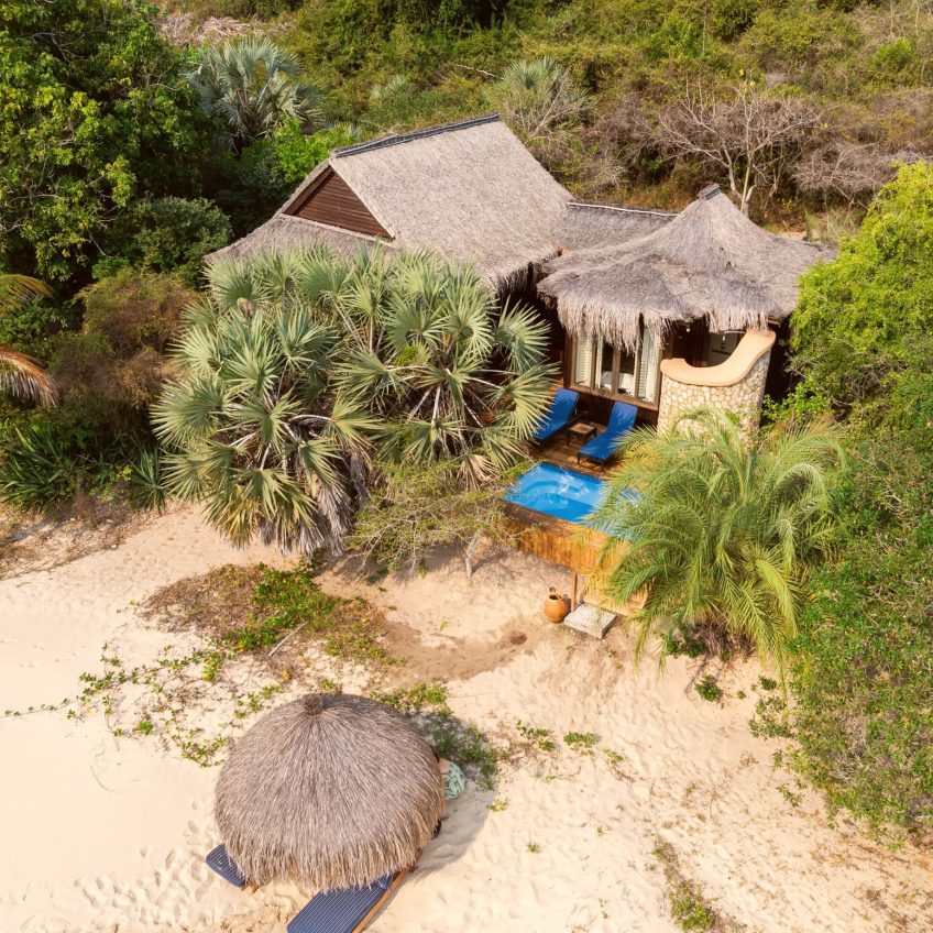 Anantara Bazaruto Island Resort - Mozambique - Beach Villa Aerial View