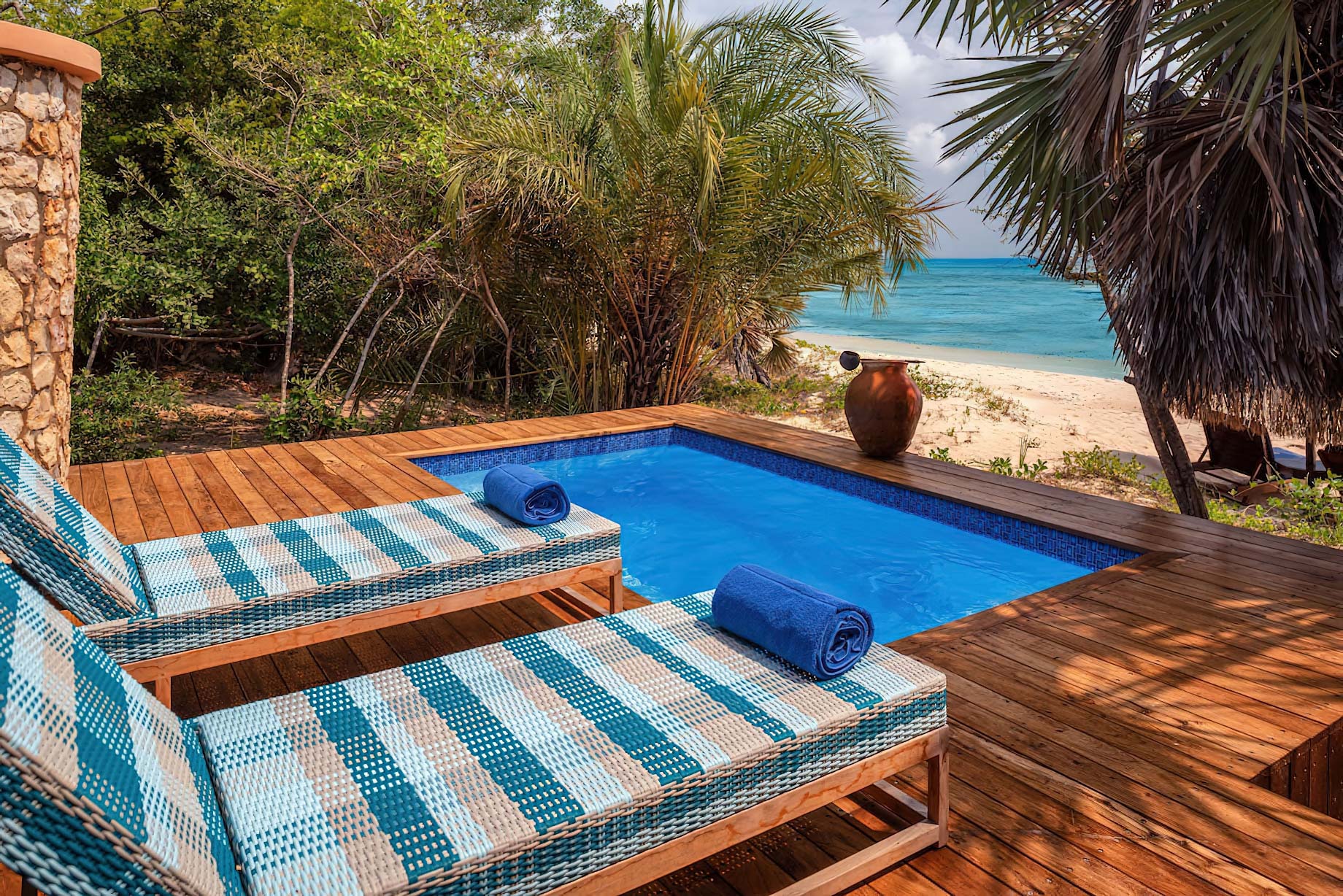 Anantara Bazaruto Island Resort – Mozambique – Beach Villa Pool Deck