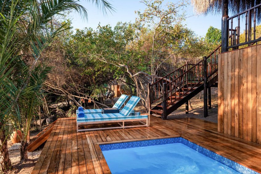 Anantara Bazaruto Island Resort - Mozambique - Beach Villa Pool Deck