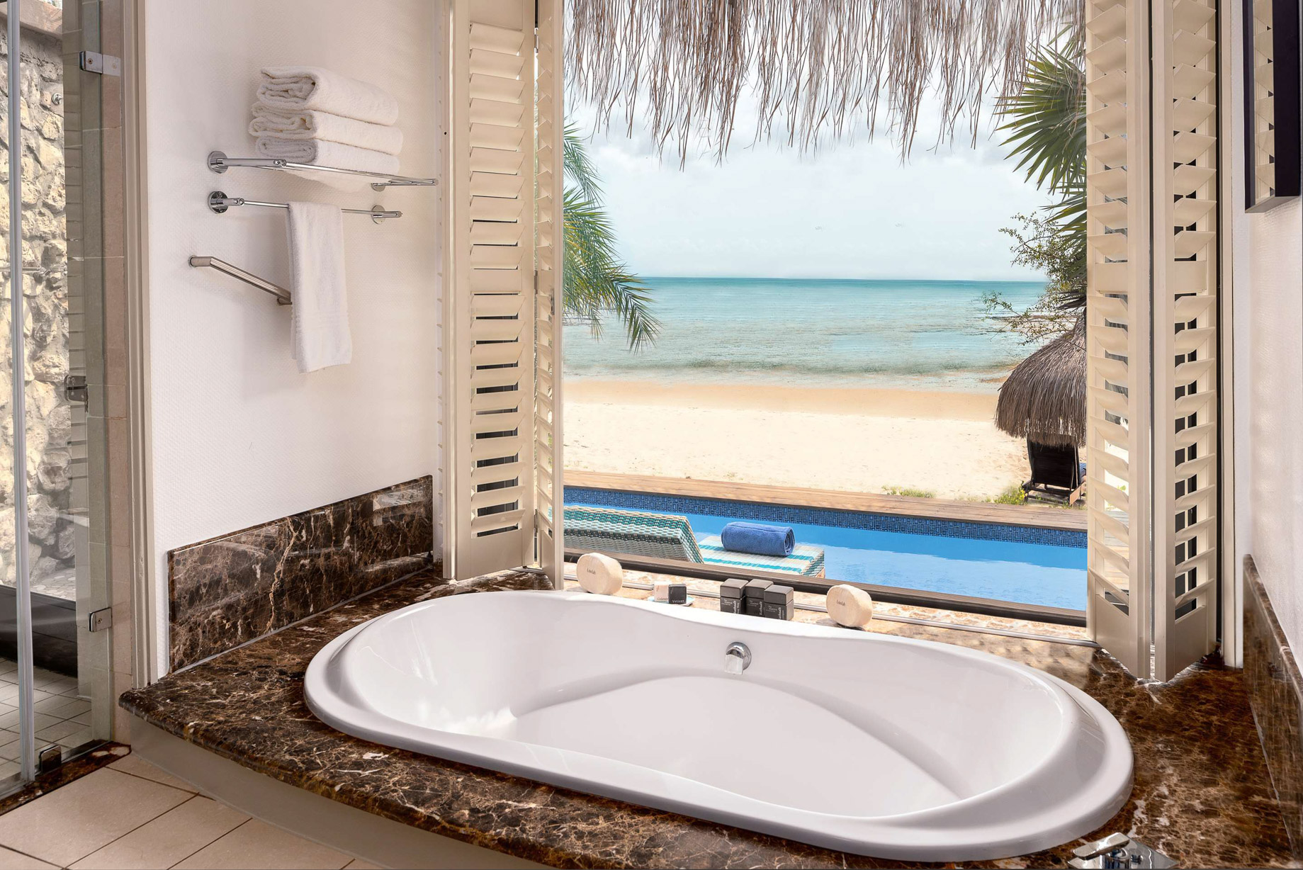 Anantara Bazaruto Island Resort – Mozambique – Beach Pool Villa Bathroom