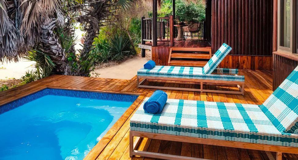 Anantara Bazaruto Island Resort - Mozambique - Beach Pool Villa Deck