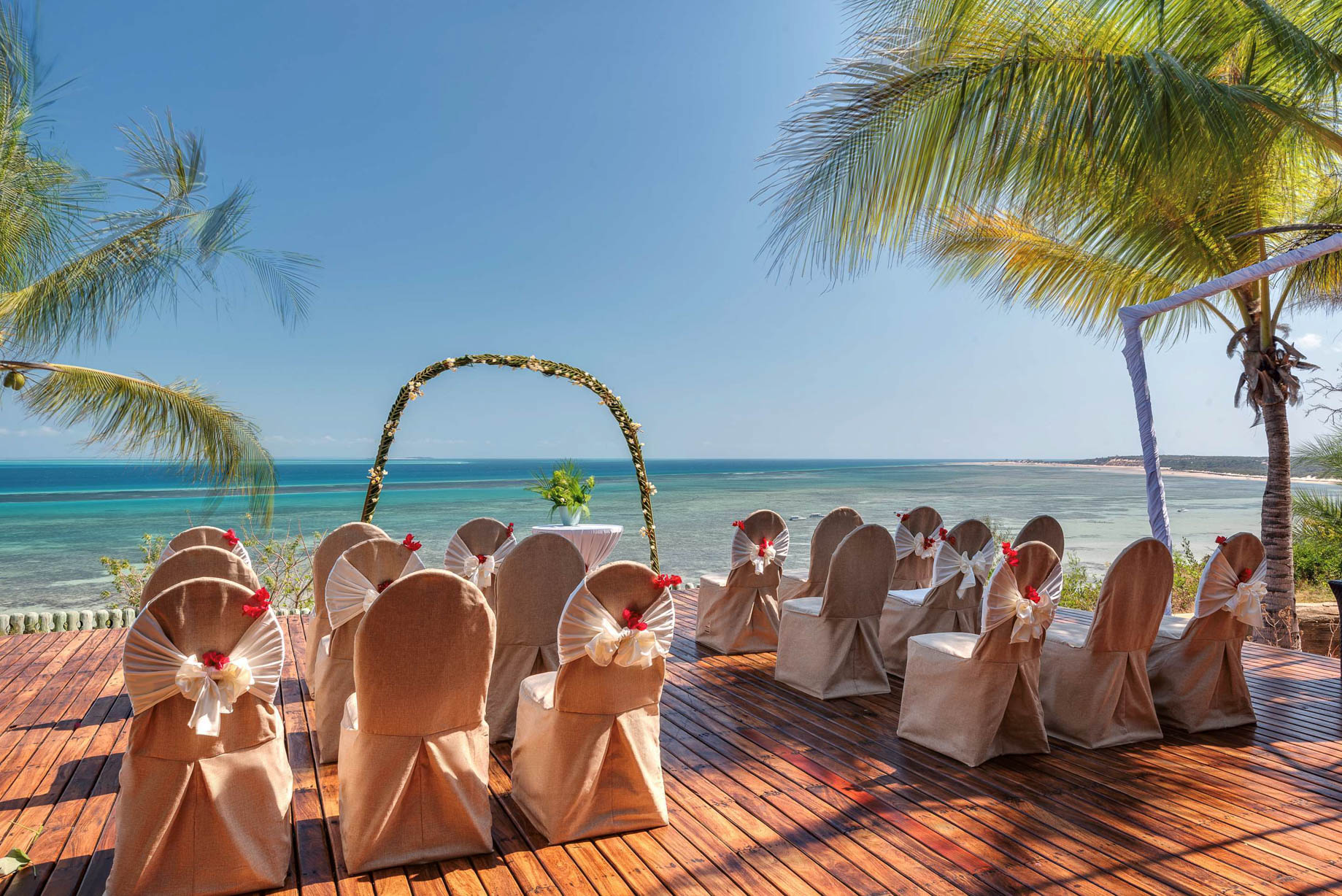 Anantara Bazaruto Island Resort - Mozambique - Beach View Wedding