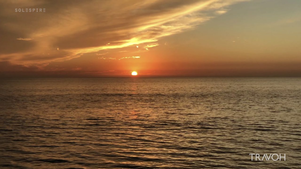 Beautiful - Amazing Golden Sunset - San Clemente, California, USA - 4K Travel