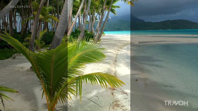 Calm Before The Storm - Motu Tane Island - Bora Bora, French Polynesia - Vertical 4K Travel