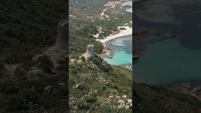 Capo Malfatano, Teulada, South Sardinia, Italy - Panorama Drone Views - Beach - HD Travel #shorts