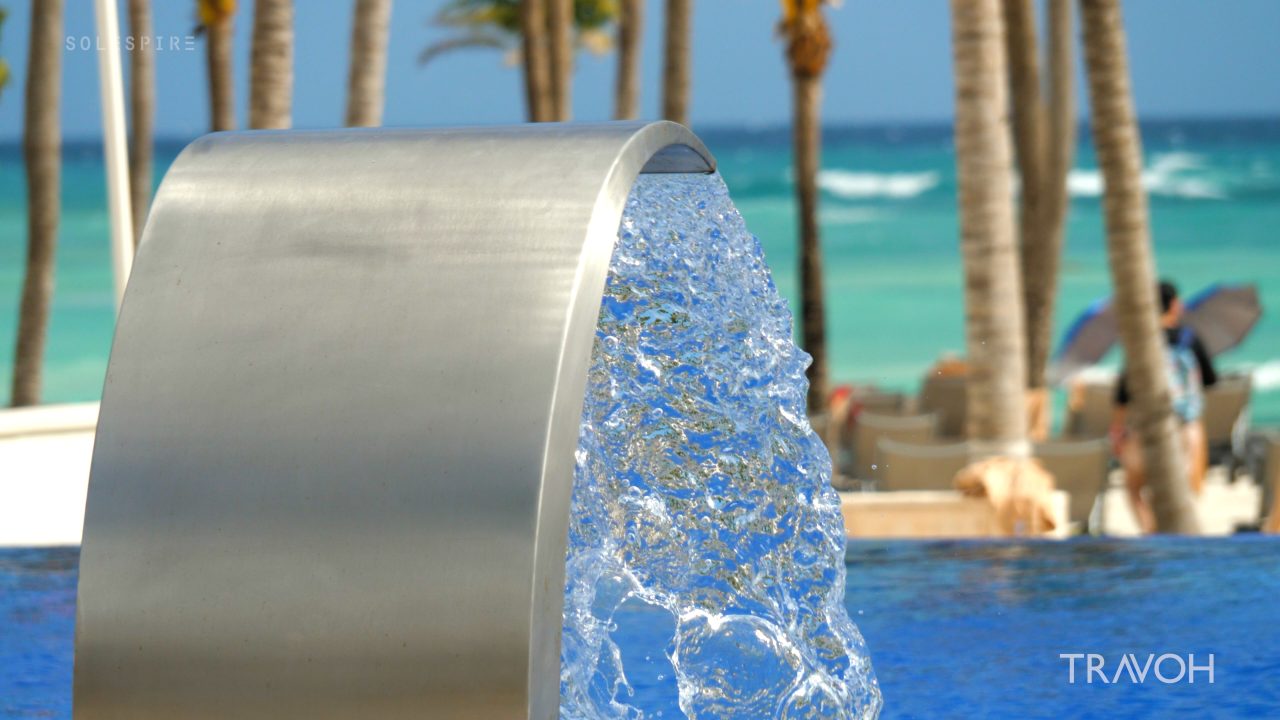 Fountains - Resort Ambience - Beach & Pools - Barcelo Maya Riviera Hotels, Mexico - 4K Travel