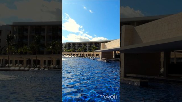 Luxury Resort Pool Bar - Barcelo Maya Riviera, Quintana Roo, Mexico - 4K HD Travel #shorts