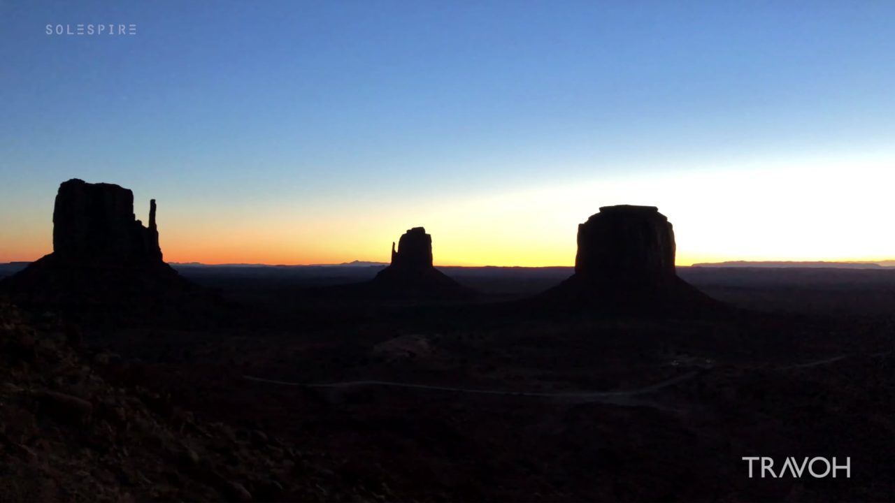 Morning Sunrise Monument Valley, Arizona, USA - Buttes - National Navajo Tribal Park - 4K Travel