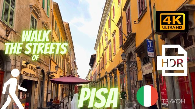 Pisa, Tuscany, Italy - Walking Tour - 4K HDR Ultra HD Travel Europe - iPhone 12 Pro Max - Culture