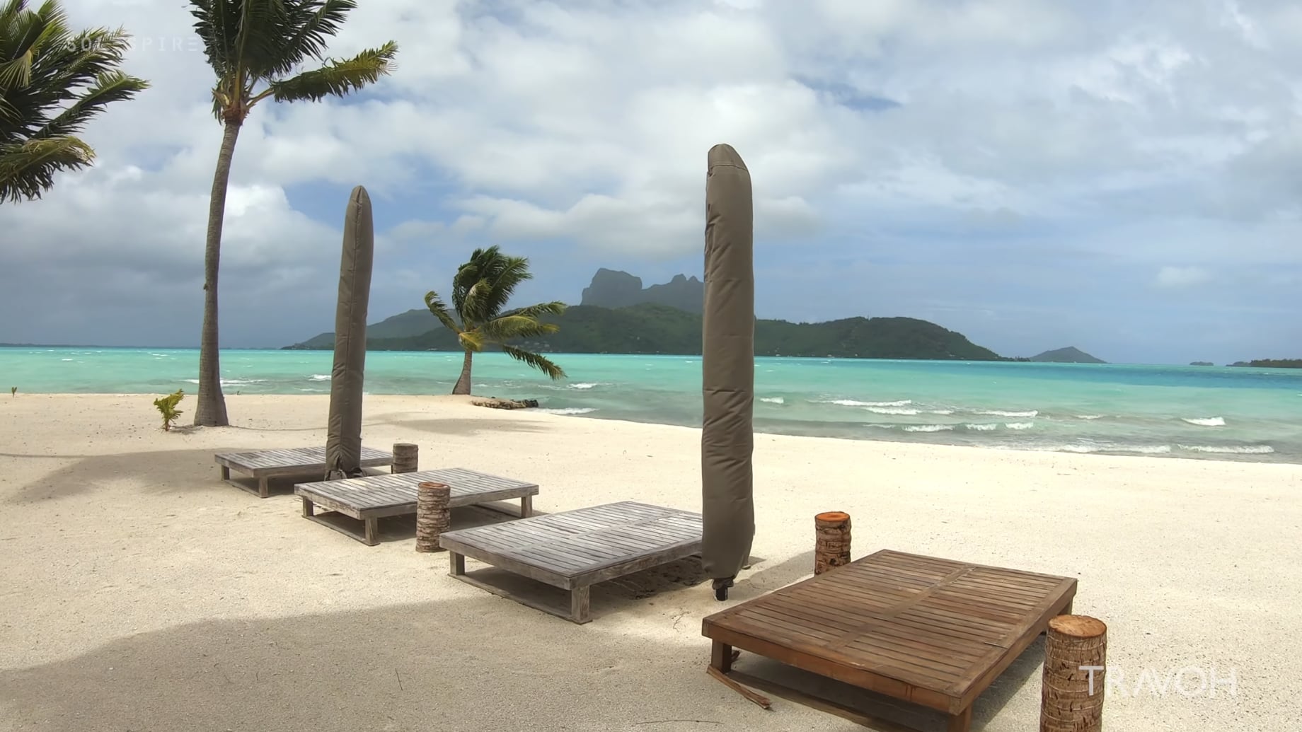 Private Island Beach Walking Tour - Motu Tane, Bora Bora, French Polynesia - 4K Ultra HD Travel
