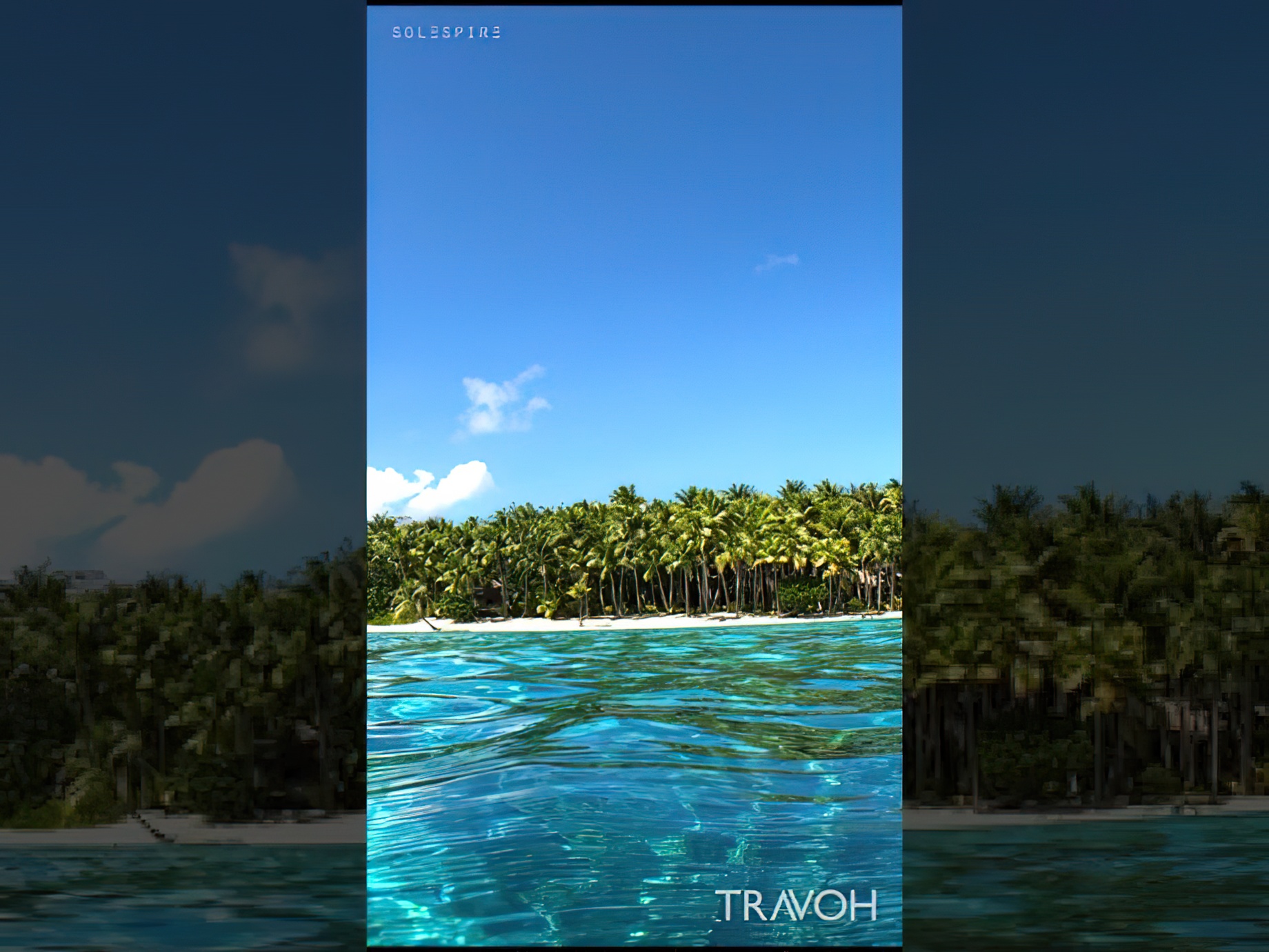 Private Island Swimming Tropical Beach Vibes - Bora Bora, French Polynesia 4K HD Travel #shorts