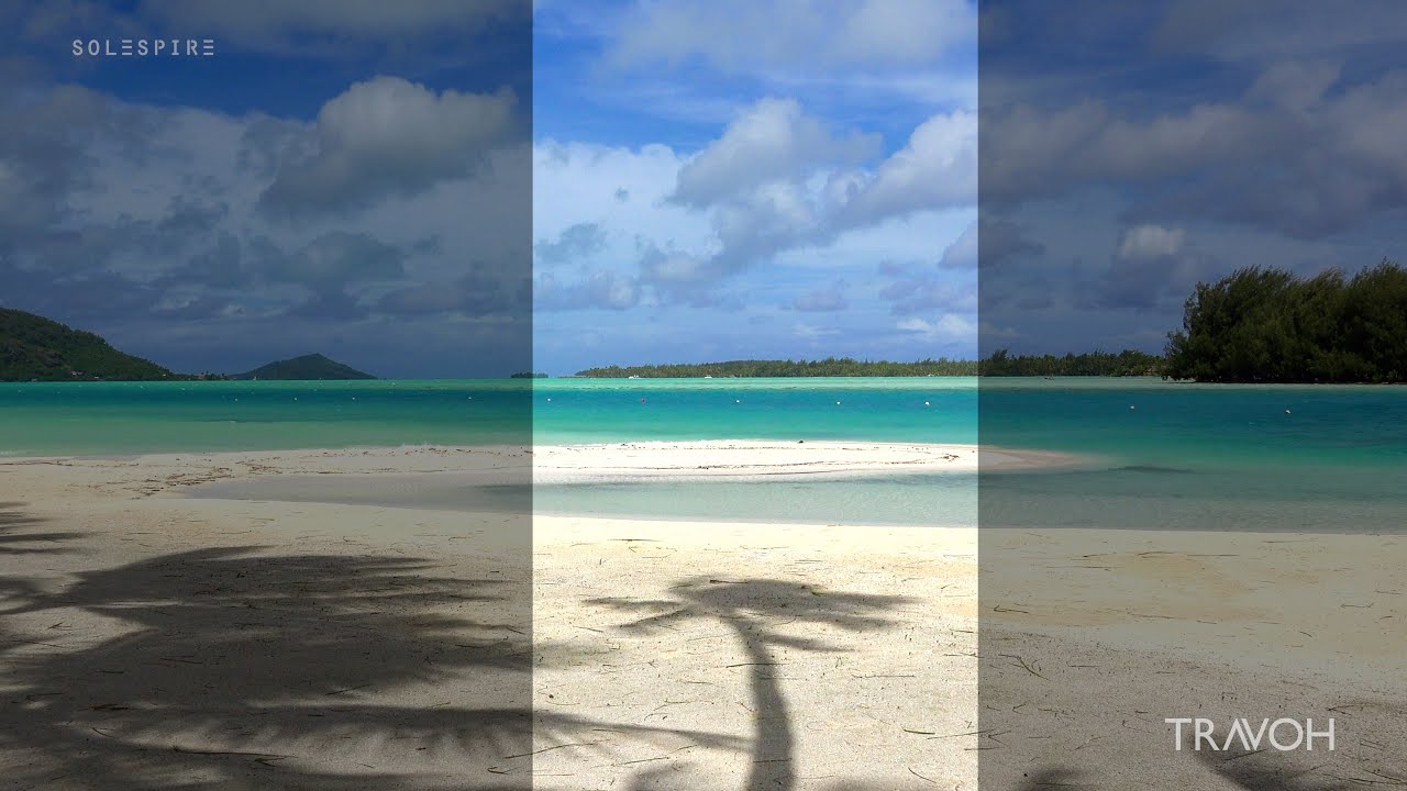 Relaxing Beach Sounds, Ocean Waves - Motu Tane, Bora Bora, French Polynesia - Vertical 4K Travel