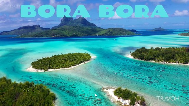 Relaxing - Tropical Private Island - Vacation Beach Vibes - Bora Bora, French Polynesia 4K Travel