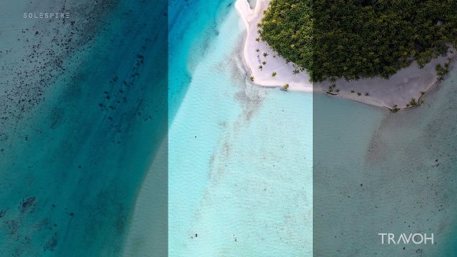 Rising Ambient Beauty of Earth - Motu Tane, Bora Bora, French Polynesia - Vertical 4K Travel