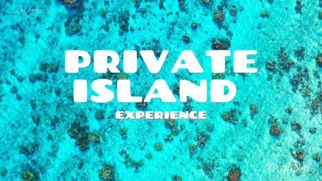 Shades Of Blue Tropical Beach, Ocean, Nature Motu Tane - Bora Bora, French Polynesia - 4K Travel